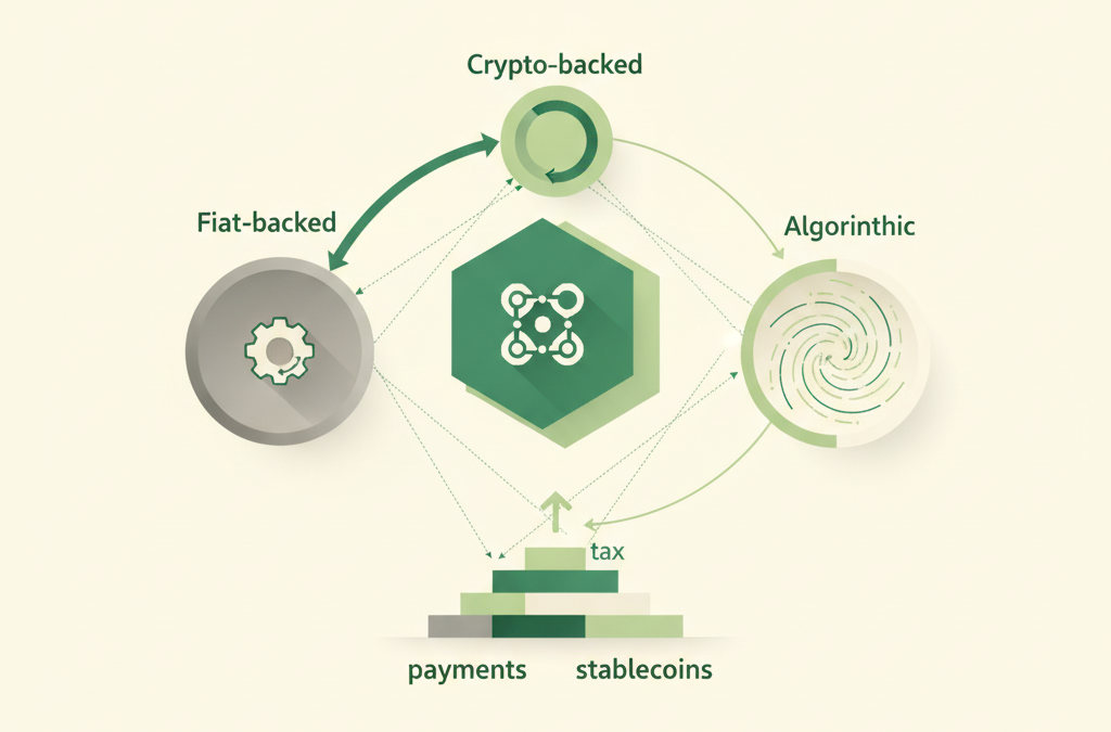 Fiat-backed vs crypto-backed vs algorithmic