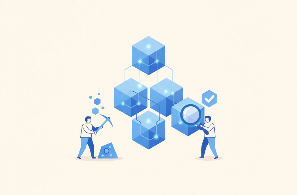 What miners and validators actually do