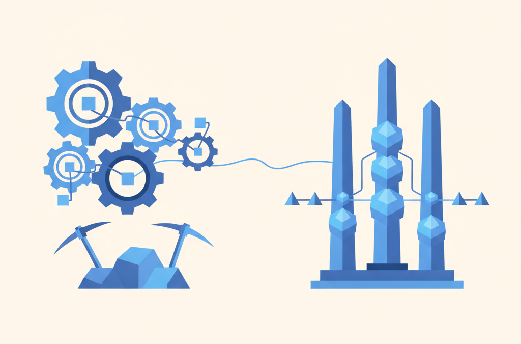 Proof of work vs proof of stake, mechanically
